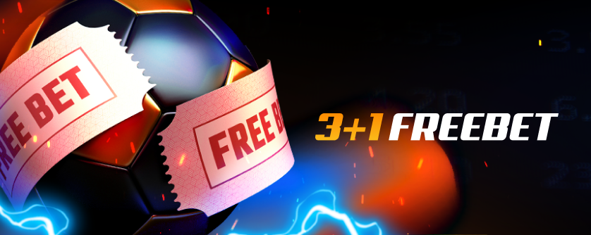 Placez 3 paris et recevez 1 freebet !