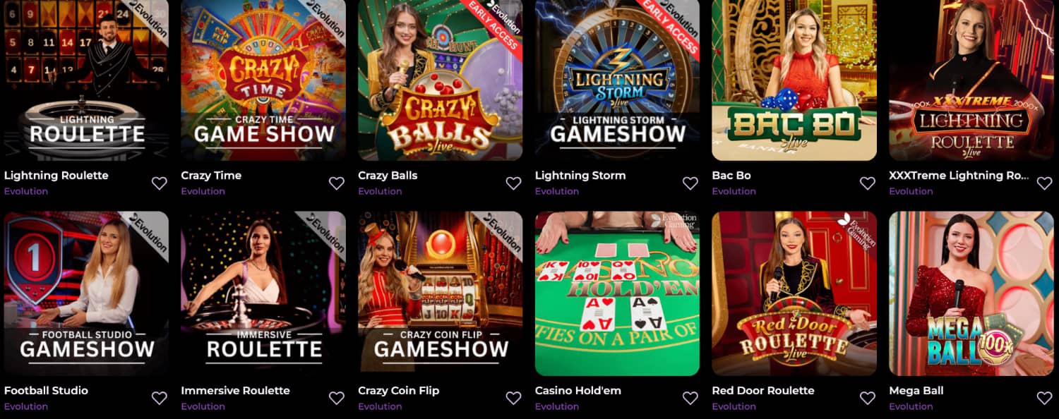 Spinmama propose Jeux avec Croupiers en Direct Premium