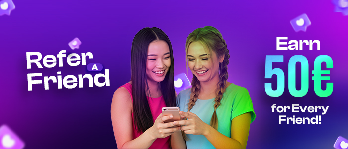 Gagnez 50€ pour chaque ami que vous parrainez !