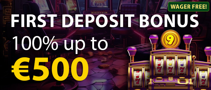 Bonus de premier dépôt 100 % jusqu'à 500€