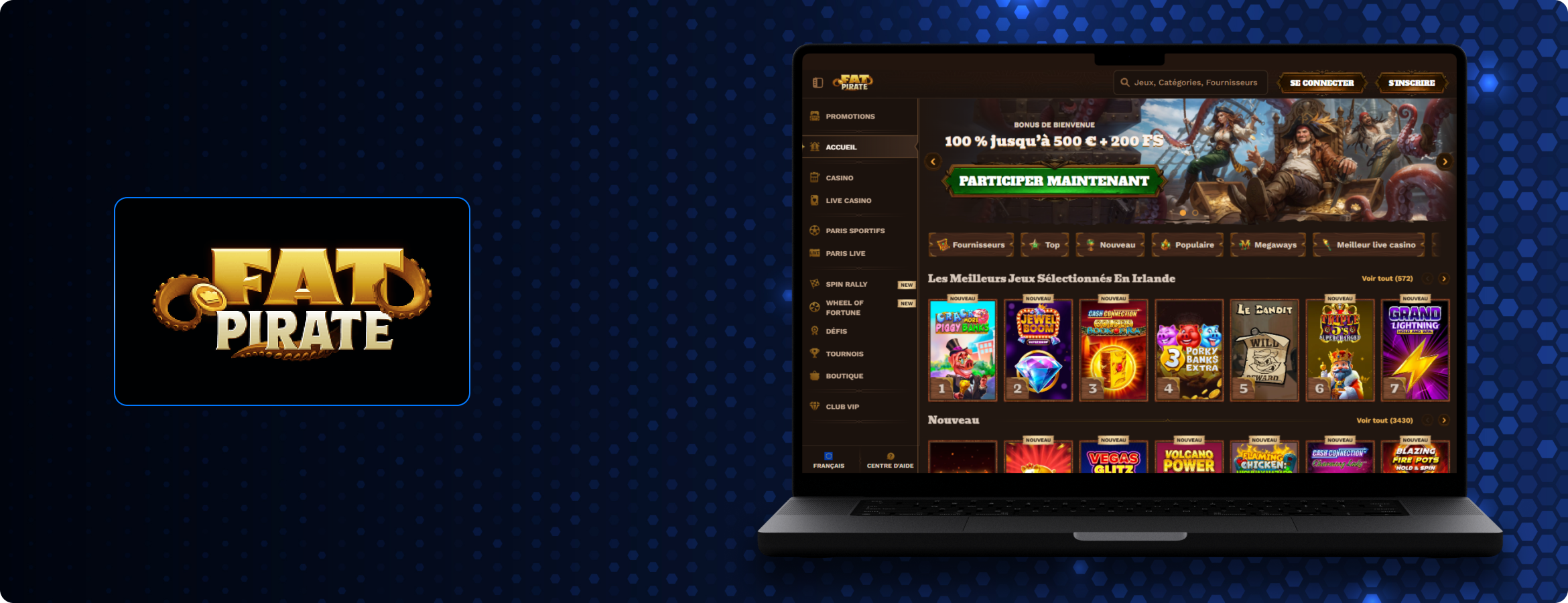 FatPirate Casino Banner